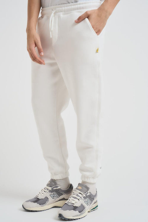 Pantalone tuta jogger uomo bianca - 2