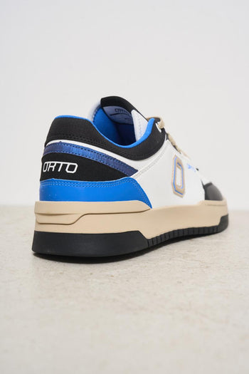 Sneakers uomo Eclipse bianca, blu e nera - 7