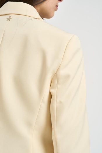 Tailleur donna giallo pastello - 7