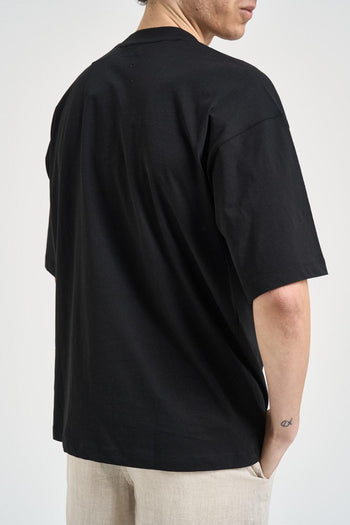T-shirt uomo girocollo nera - 3