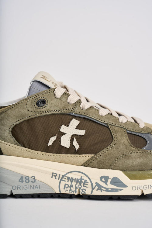Sneakers uomo Mase in suede verde - 2