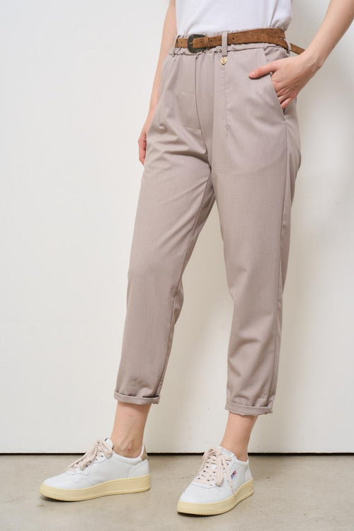 Pantalone donna skinny beige - 2