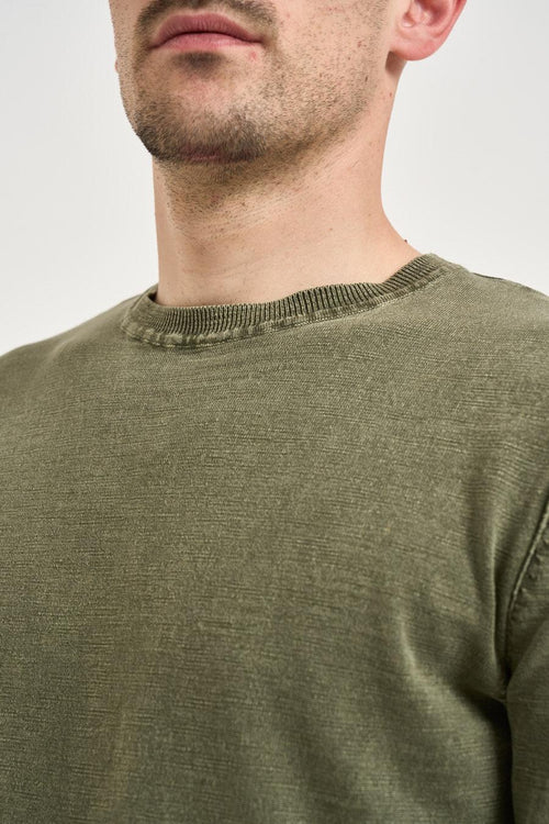 Maglia uomo in maglia verde - 2