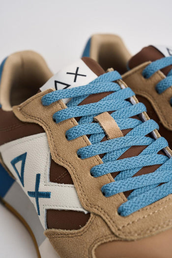 Sneakers uomo multicolor celeste - 5