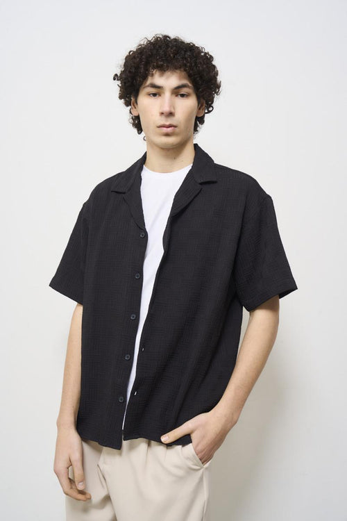 Camicia uomo nera