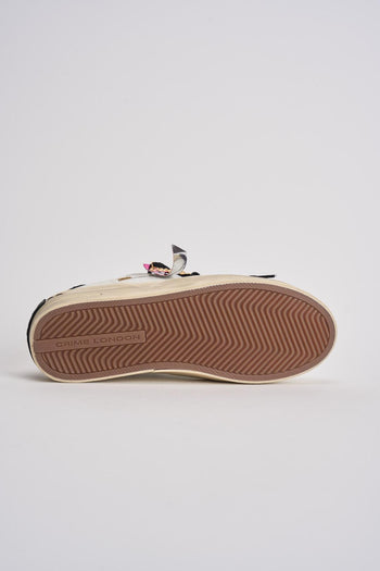 Sneakers donna bianca e nera - 8