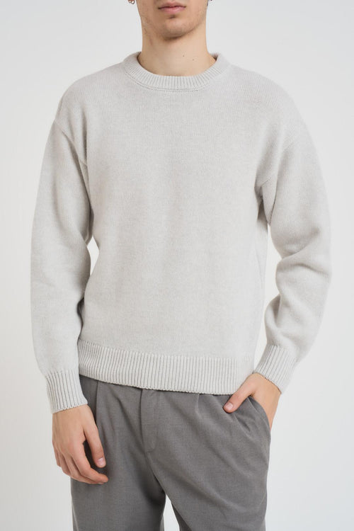 Maglia uomo grigia girocollo