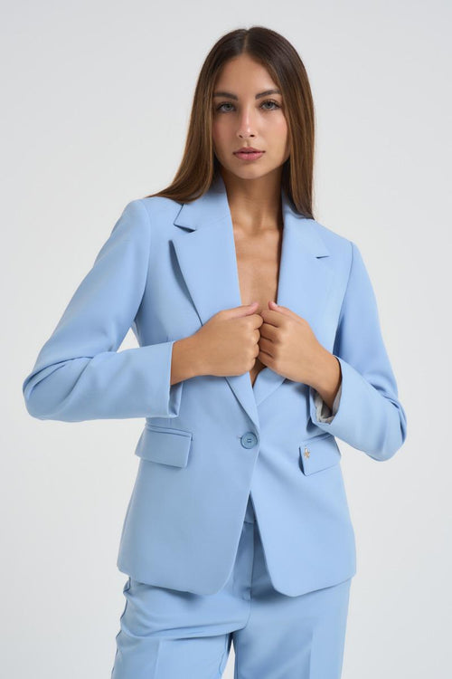 Completo abito donna celeste - 2