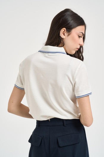 Polo donna bianca - 3