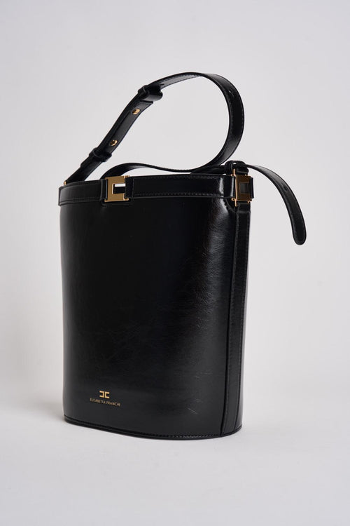 Borsa donna a secchiello nera - 2