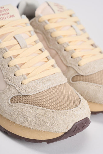 Sneakers uomo panna e blu - 4