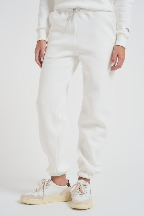 Pantalone tuta jogger donna bianca - 2