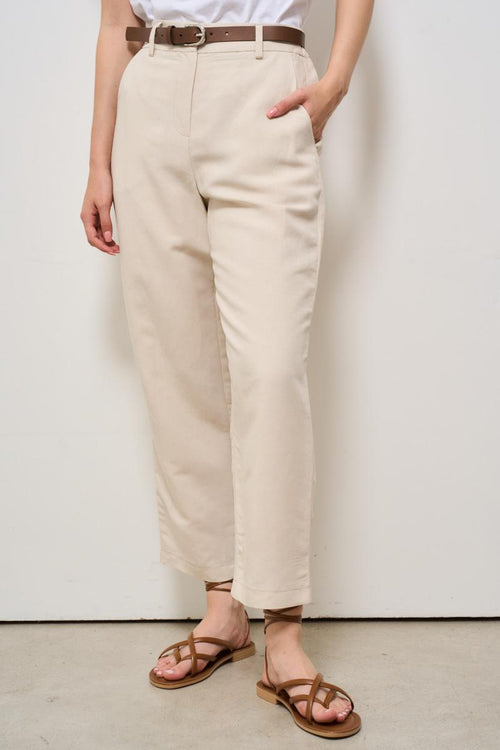 Pantalone donna regular burro - 2