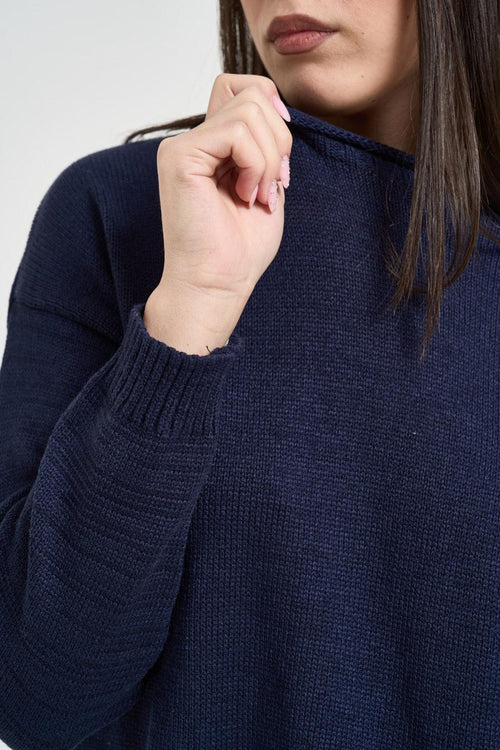 Maglia donna blu - 2