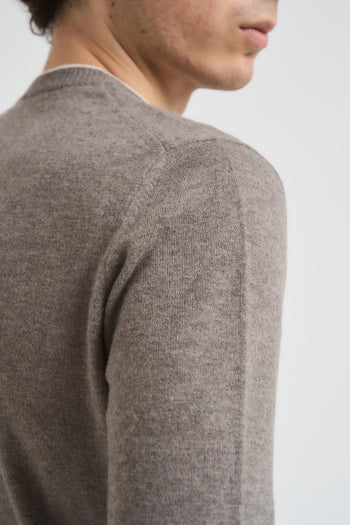 Girocollo uomo Urban Basic tortora - 5