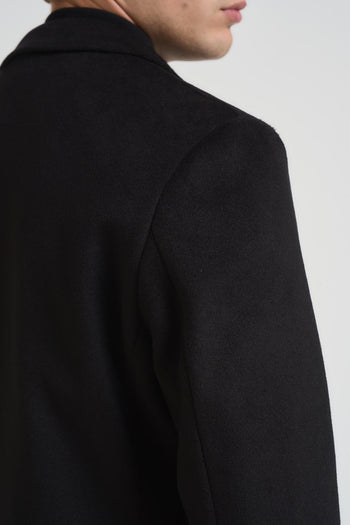 Cappotto uomo monopetto nero - 5