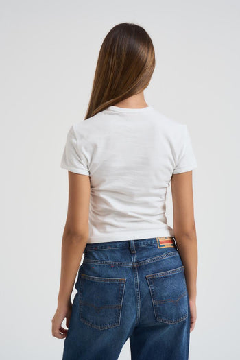T-shirt donna girocollo T-Uncutie bianca - 4