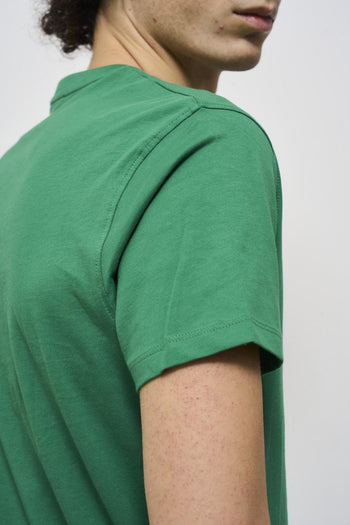 T-shirt uomo girocollo verde - 5