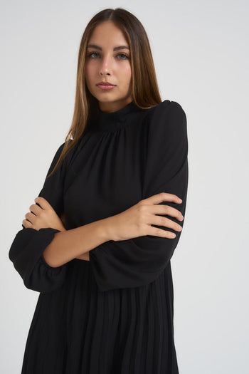 Abito donna corto nero - 3