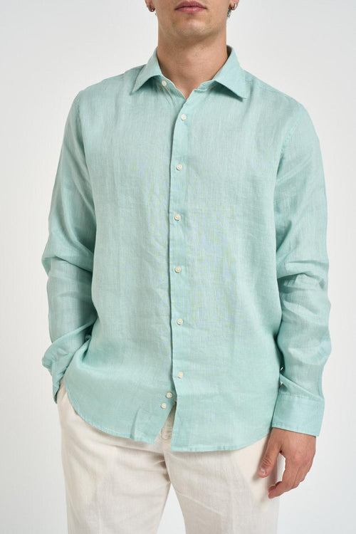 Camicia uomo in lino tiffany