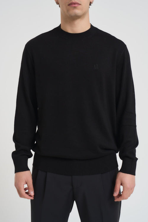 Maglia uomo girocollo nera