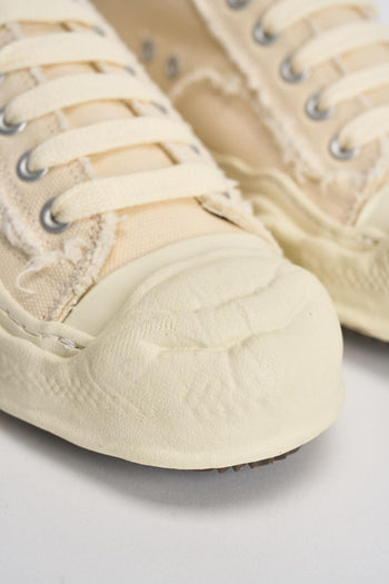 Sneakers uomo panna in canvas - 4