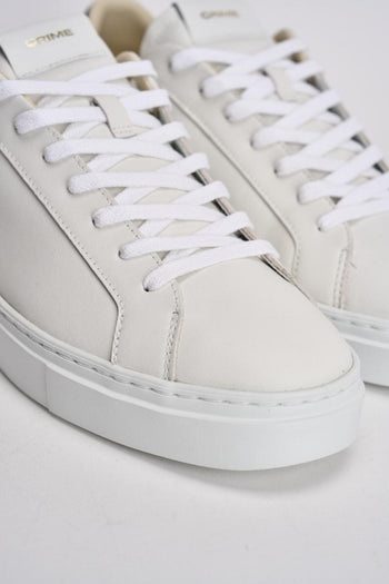 Sneakers uomo in pelle bianche - 4
