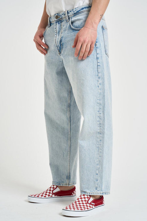 Jeans uomo regular in denim chiaro - 2