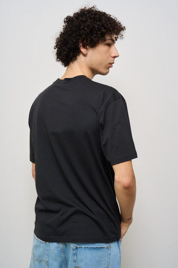 T-shirt uomo girocollo nera - 3