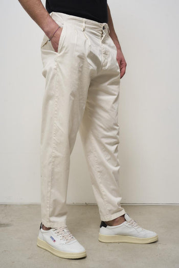 Pantalone uomo panna - 4