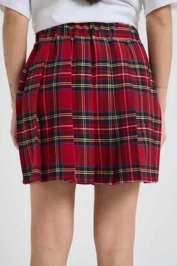 Gonna donna plissettata tartan - 4