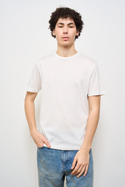 T-shirt uomo girocollo bianca