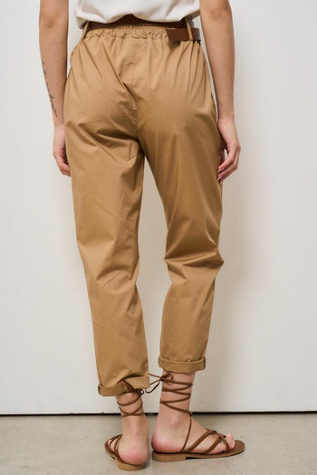 Pantalone donna regular cammello - 3