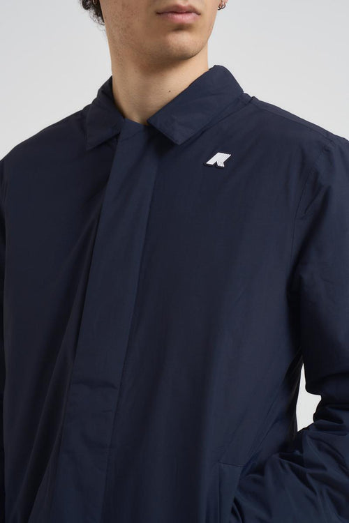 Trench uomo midi blu notte - 2