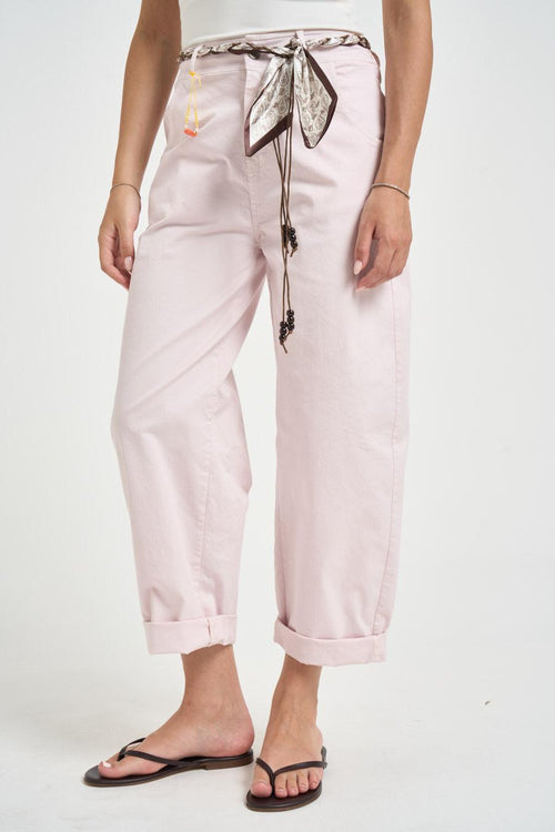 Pantalone donna rosa - 1