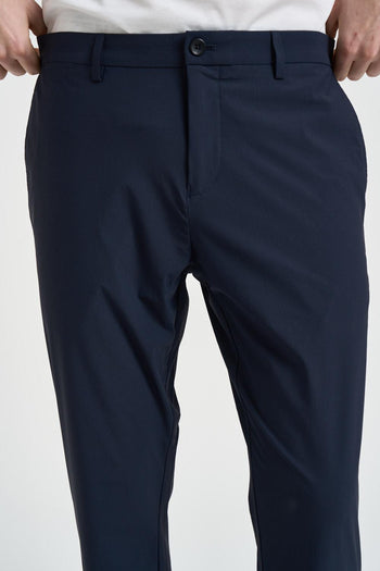 Pantalone uomo chino blu - 4