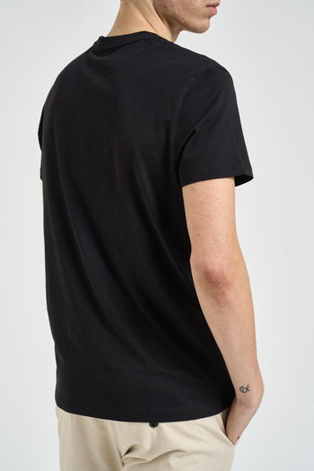 T-shirt uomo girocollo nera - 3