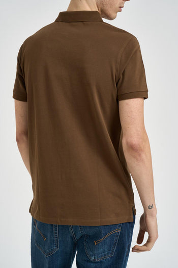 Polo uomo marrone - 3