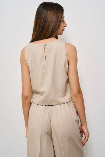Completo abito donna beige - 3