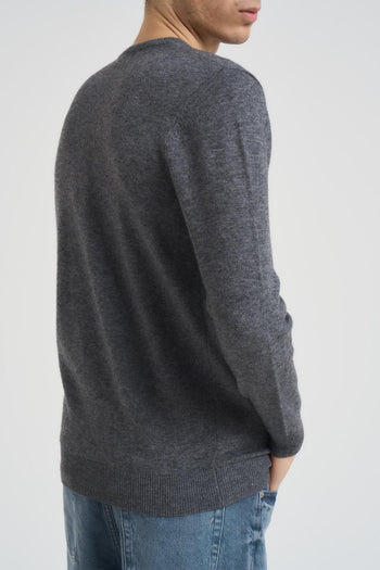 Maglia uomo girocollo grigio scuro - 3
