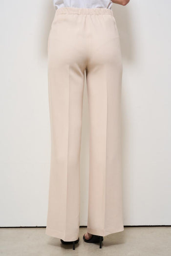 Pantalone donna dritto panna - 4