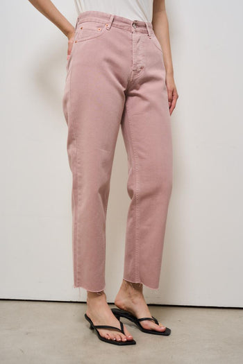 Jeans donna regular rosa - 6