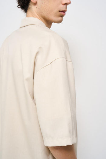Camicia uomo crema - 5