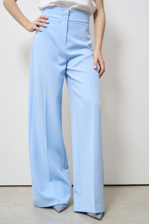 Women's light blue palazzo pants