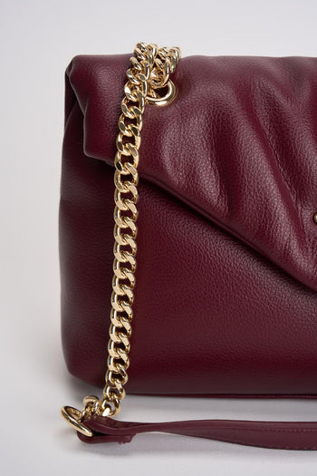 Borsa donna in ecopelle bordeaux - 3