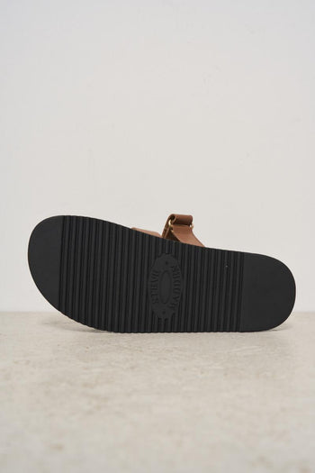 Women's camel sandal - 5