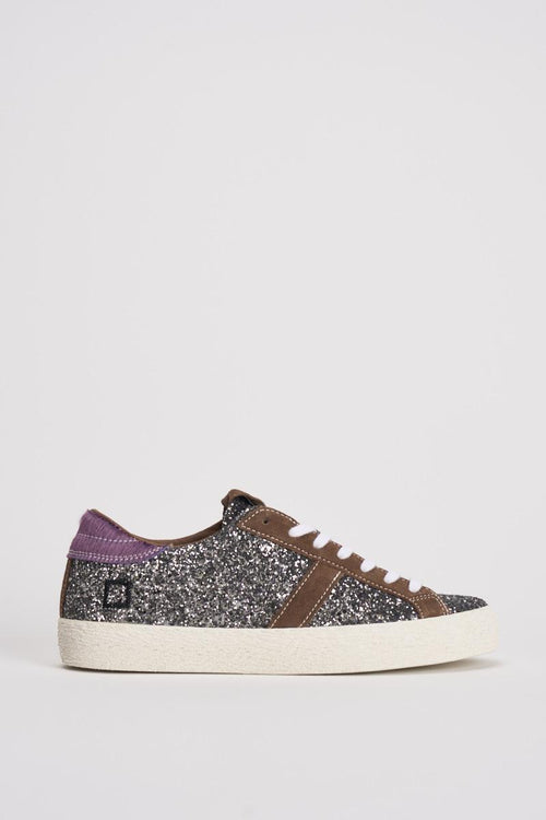 Sneakers donna Hill Low Calf glitter multicolor