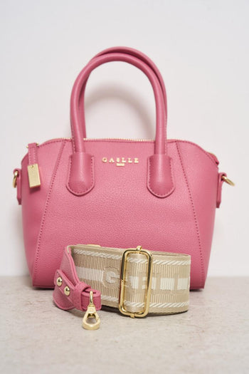 Borsa donna rosa a tracolla - 7
