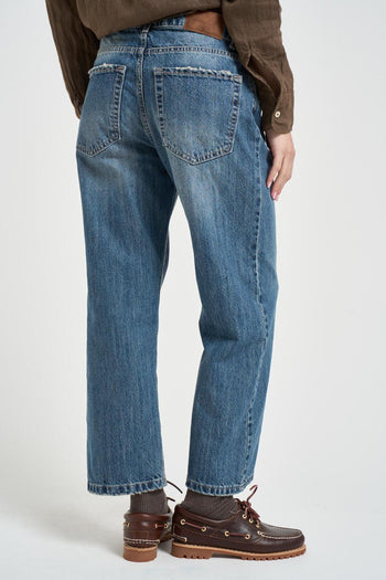 Jeans donna Frida in denim blu - 5