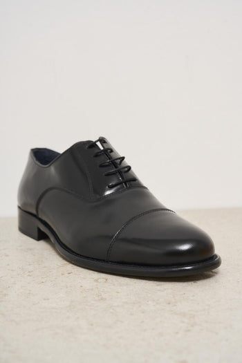 Mocassino uomo in pelle nero - 3
